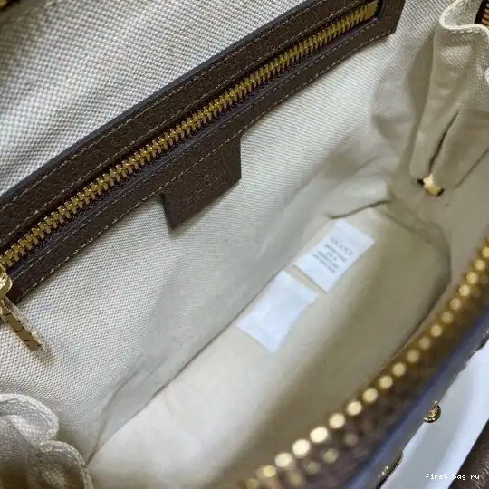 First bag ru GUCCI small 1955 bag top handle Horsebit 0501